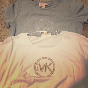 2 Michael Kors Shirts Large
